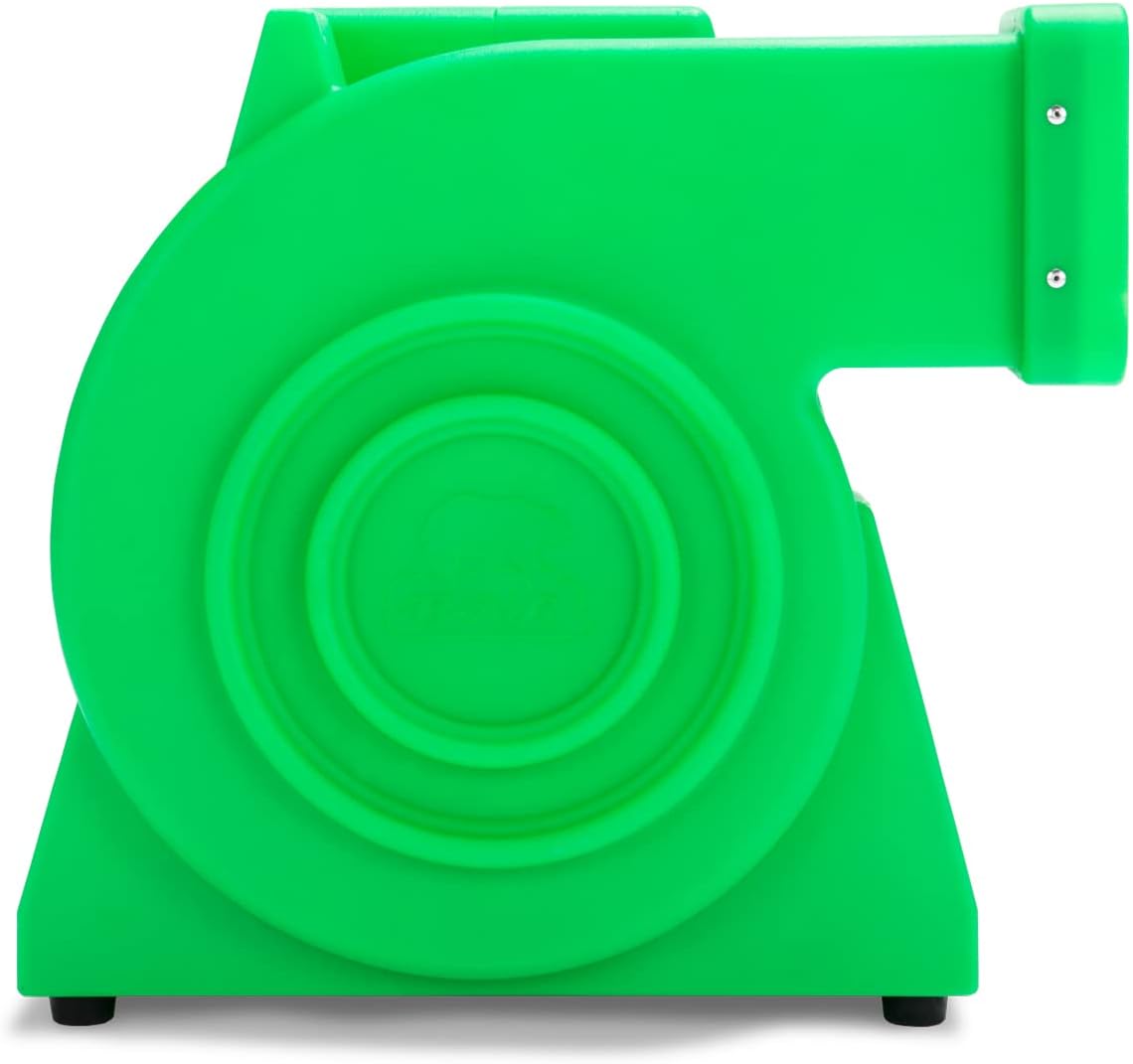 Air Blower, Powerful Bounce House Blower Fan for Large Inflatable Bouncy House, Bouncy Castle and Water Slides, BA-BP-2-PL, Green