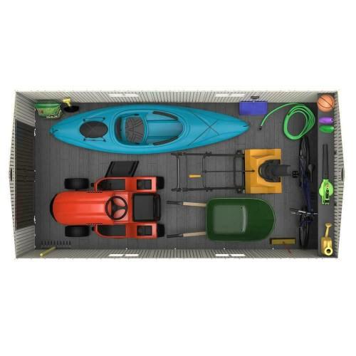 g Lifetime 15 x 8 ft. Storage Shed