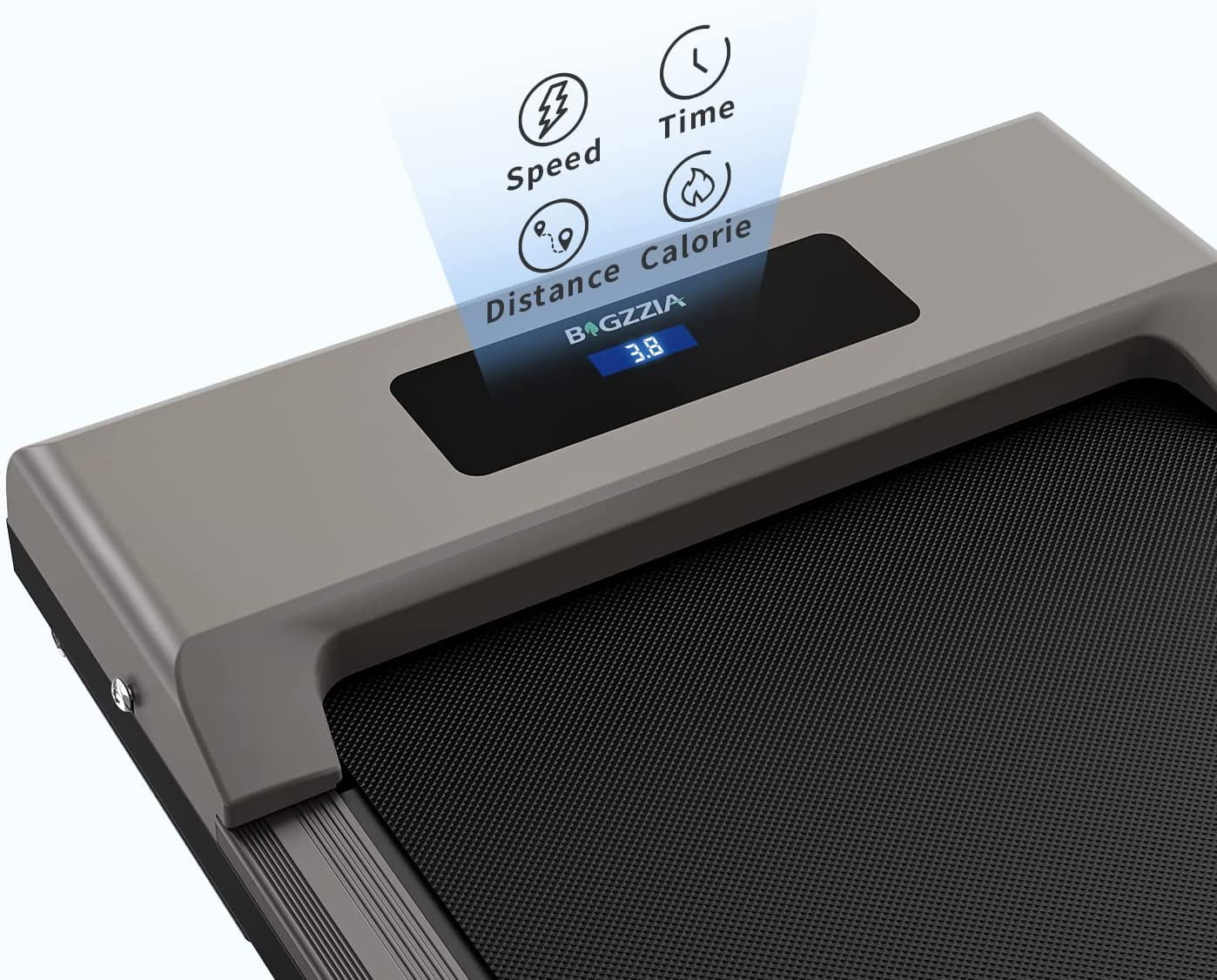 Bigzzia Walking Pad Under Desk Treadmill, Pink  C Portable, Silent Motor, LCD Display, Remote Control, 265 lbs Capacity, No Installation Needed