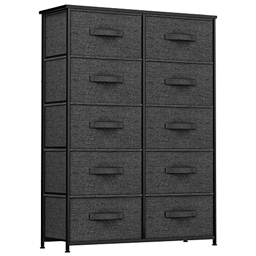 YITAHOME Dresser Storage Drawers Charcoal