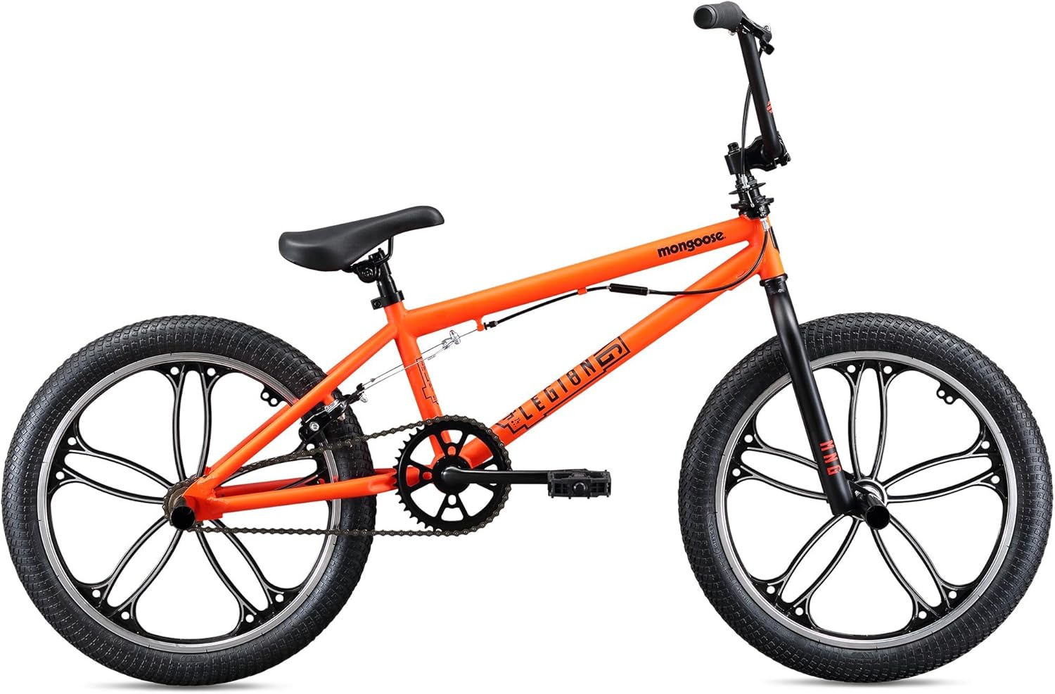 Legion Kids Freestyle Sidewalk BMX Bike, Beginner Riders, Boys and Girls, 16-20-inch Wheels, Hi-Ten Steel Frame, Micro Drive BMX Gearing