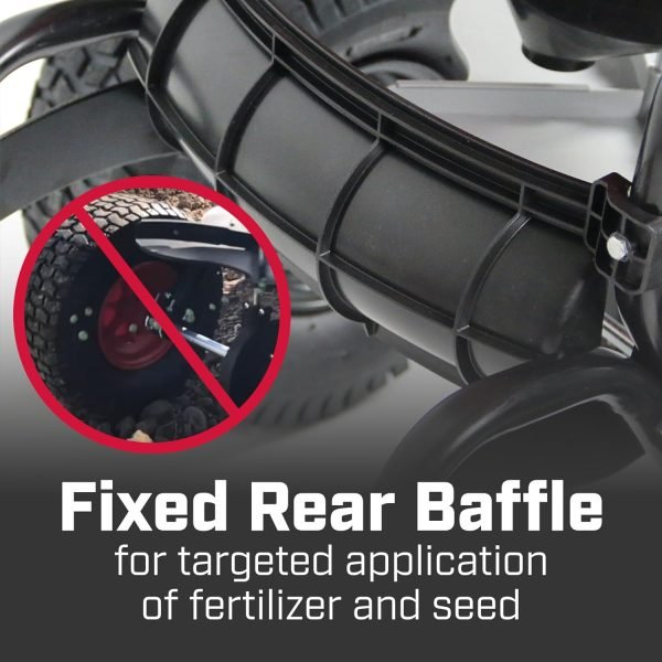 Chapin 8622B Made in The USA 150-Pound Tow and Pull Behind Spreader, Hitch Pins, Black