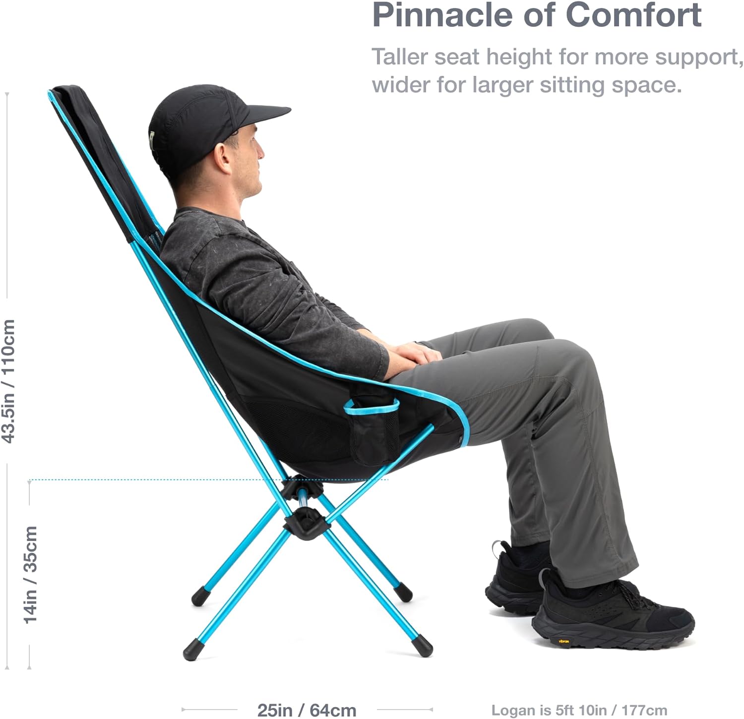 Savanna High-Back Collapsible Camp Chair
