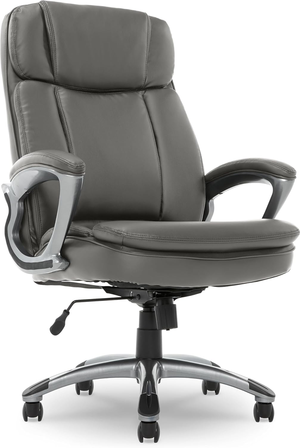 Fairbanks Big and Tall High Back Executive Office Ergonomic Gaming Computer Chair with Layered Body Pillows, Contoured Lumbar Zone, Black