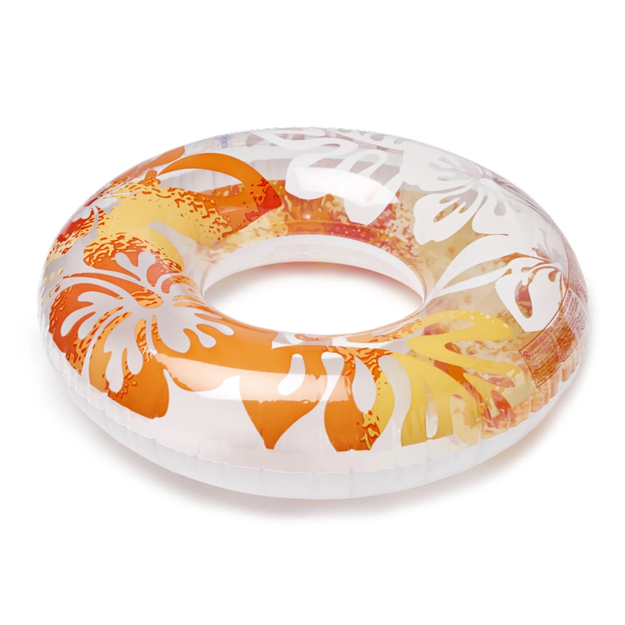 Intex Transparent Inflatable Swimming Pool Tube, Orange