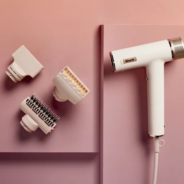 Shark SpeedStyle RapidGloss Finisher and High-Velocity Dryer Silk Straight Wavy