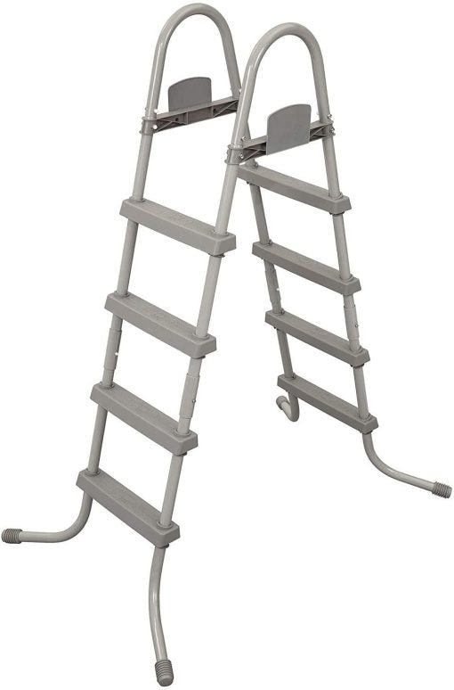 Bestway Power Steel 18�� x 9 ��x 48�� above ground swimming pool Set with metal frame home swimming pool sand filter pump, skimmer and vacuum