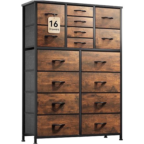 YITAHOME Dresser Storage Drawers Charcoal