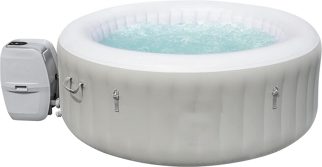 Bestway Lay-Z-Spa Miami Inflatable Hot Tub, 4-Person AirJet Spa, Portable and Easy Setup