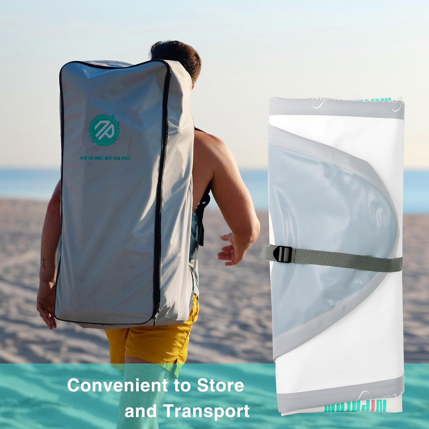 Stand Up Paddle Board with SUP Accessories, Anti-Slip EVA Deck, 10 ?�� ?Inflatable Paddle Boards for Adults & Youth of All Skill Levels