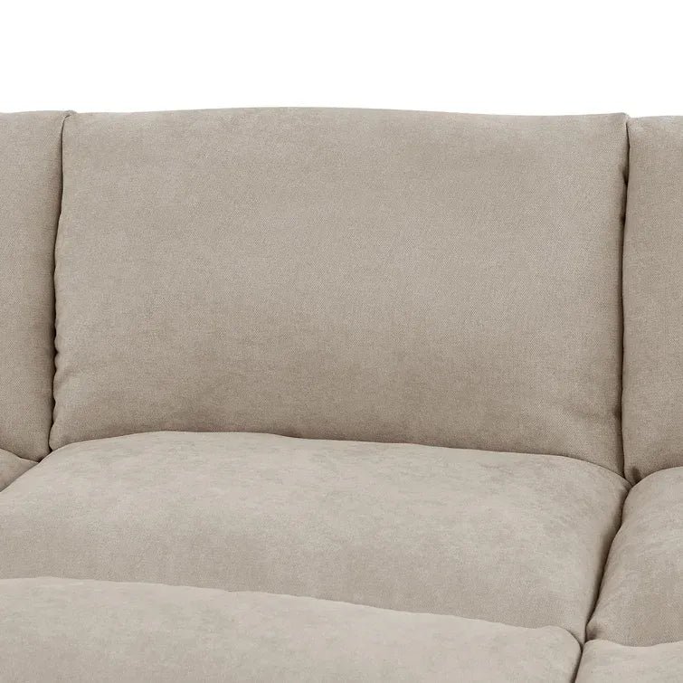 134��� Wide Reversible Modular Sectional with Ottoman