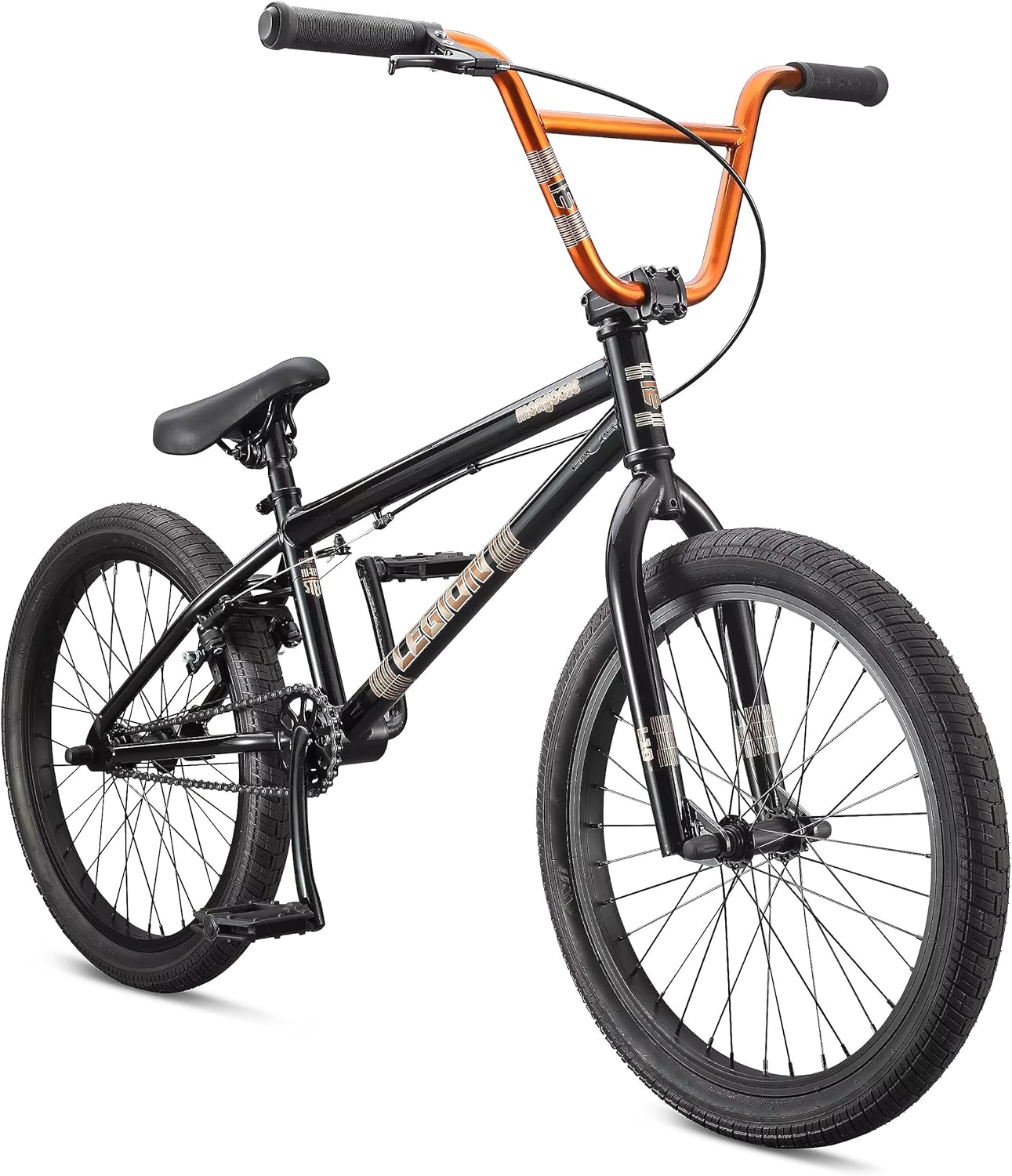 Legion Kids Freestyle Sidewalk BMX Bike, Beginner Riders, Boys and Girls, 16-20-inch Wheels, Hi-Ten Steel Frame, Micro Drive BMX Gearing
