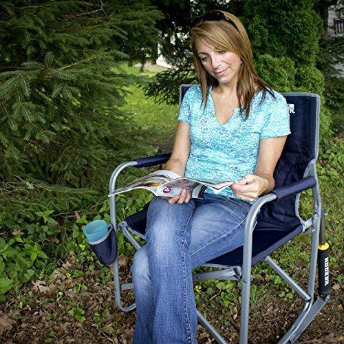 g GCI Outdoor Freestyle Rocker Portable Folding Rocking Chair, Cinnamon