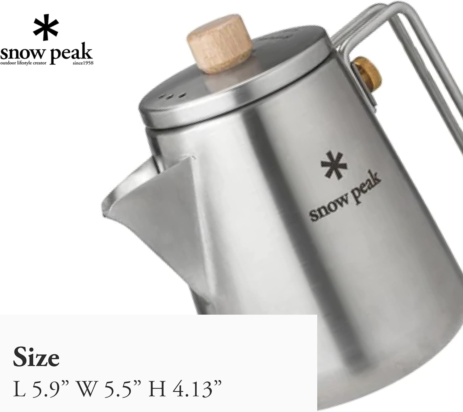 Field Barista Kettle - Stainless Steel Kettle for Camping, Backpacking & At-Home Use - Lightweight Kitchen Camping Essentials - Durable Kettle for Tea & Coffee