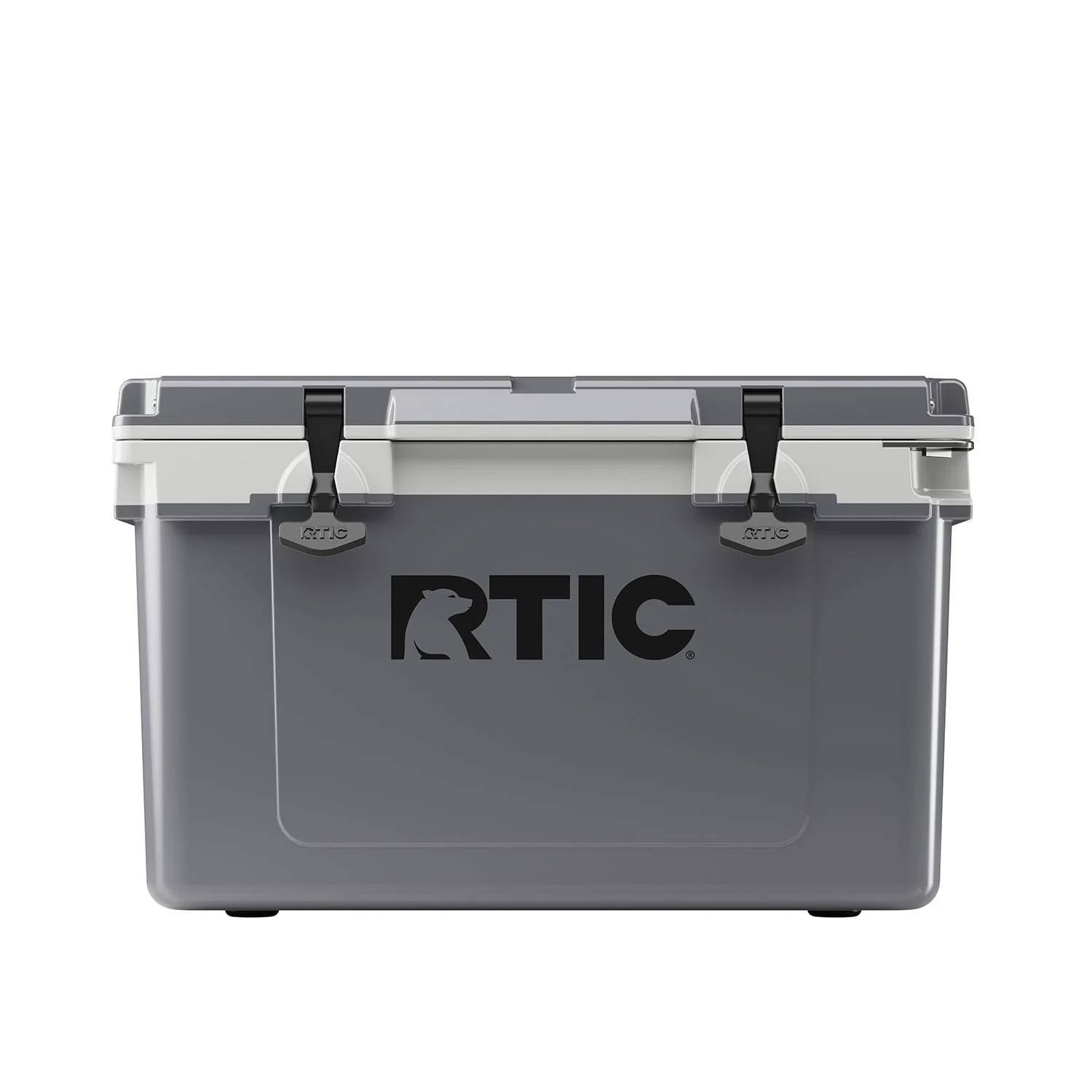 32 QT Ultra-Light Hard-Sided Ice Chest Cooler, Dark Grey And Cool Grey, Fits 48 Cans