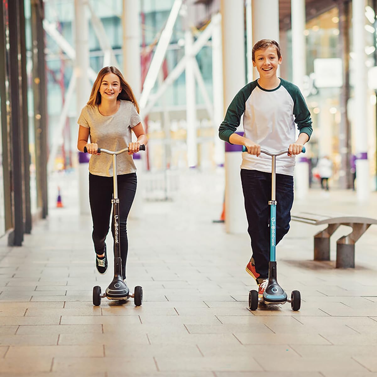 Scooter | 3-Wheel Kick Scooter for Adults & Kids 5+ | Foldable Kick Scooter with Safe, Non-Slip Deck & Premium Brakes