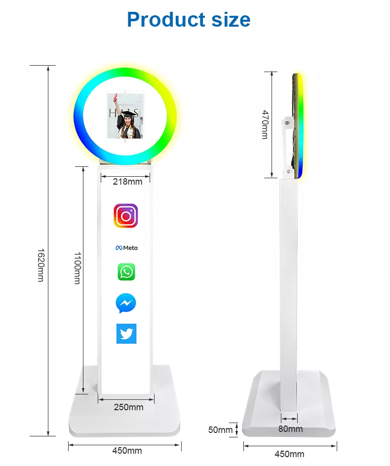 Automatic Selfie 12.9 inch Ipad Photo Booth Floor Stand Selfie PhotoBooth for Wedding Party??