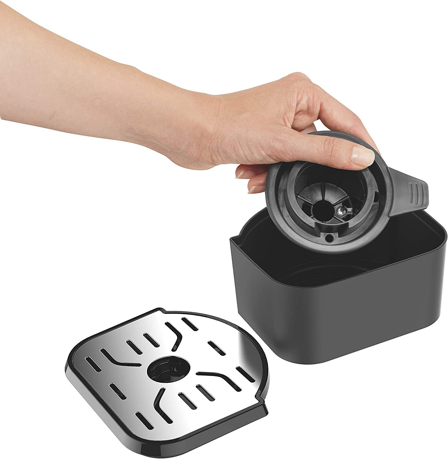 Fast Brew 3-Way Coffee Maker, Single Serve & 12-Cup Pot, Large Reservoir, Easy Programming, Black