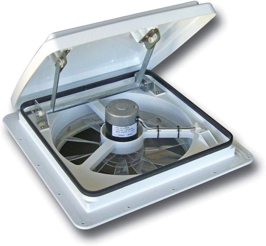 Smoke Standard Remote Fan Lid, 14 x 14