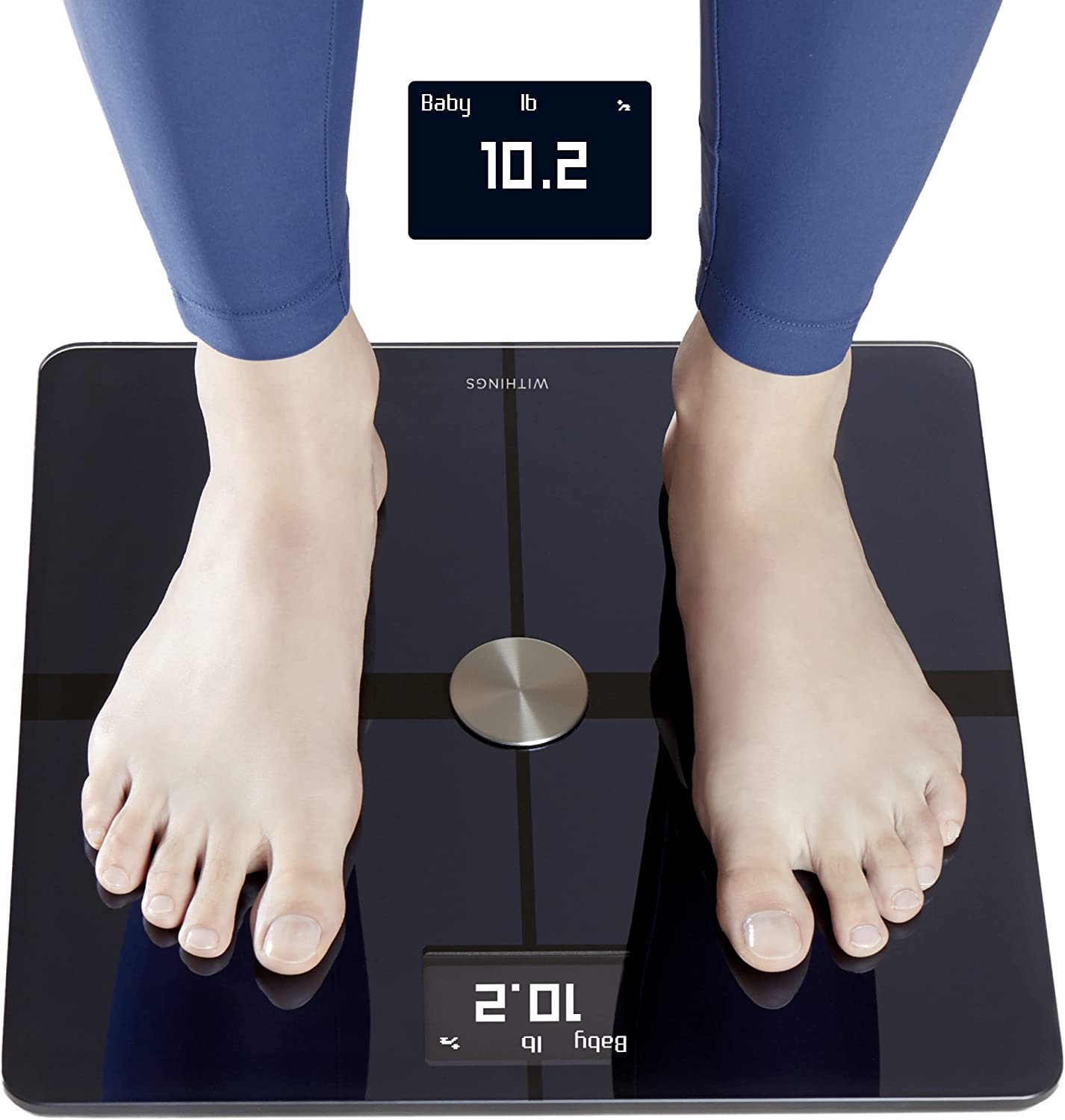 Withings Body+ Smart Scale  C Wi-Fi, Full Body Composition, Multi-User, Health App Sync, Accurate Design