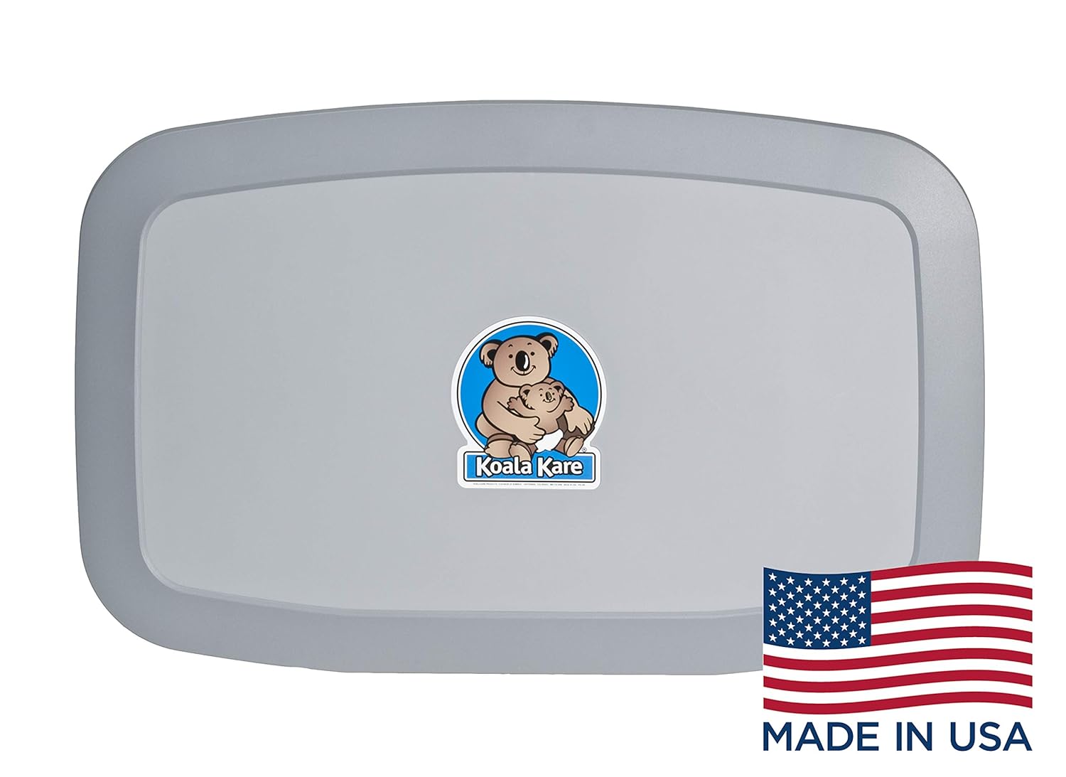 Koala Kare Horizontal Baby Changing Station, Cream, Extra-Wide Surface, Safety Belts, Microban Protection