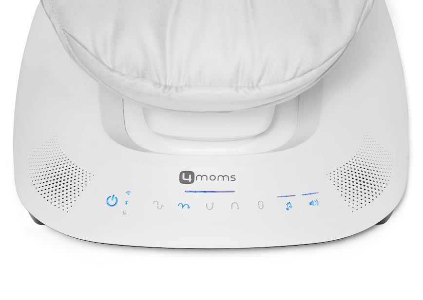 4moms MamaRoo Bluetooth Baby Swing, Multi-Motion, Gray, 5 Unique Motions, Wi-Fi Enabled