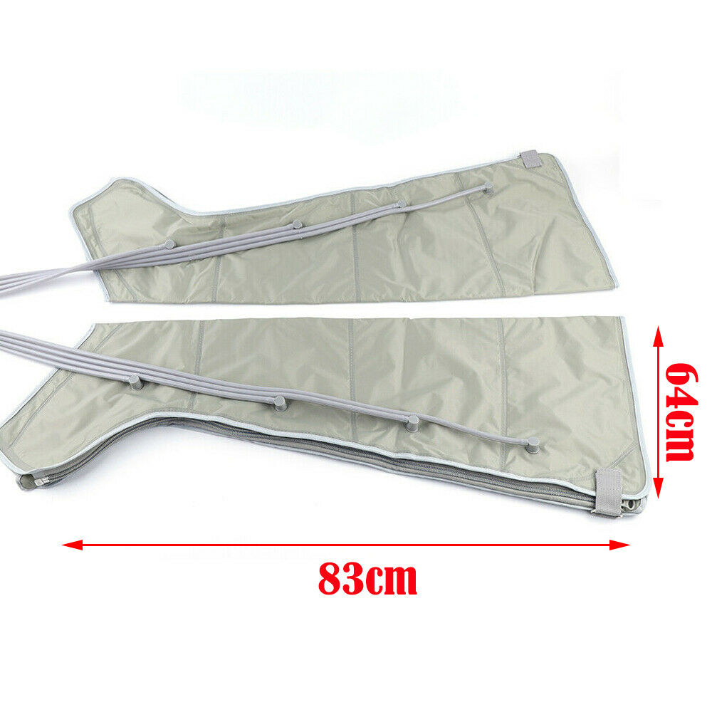 Anqidi Air Compression Foot Massager Leg Massage Muscle Relax Machine W/ Inflator Pump & Widening Bar