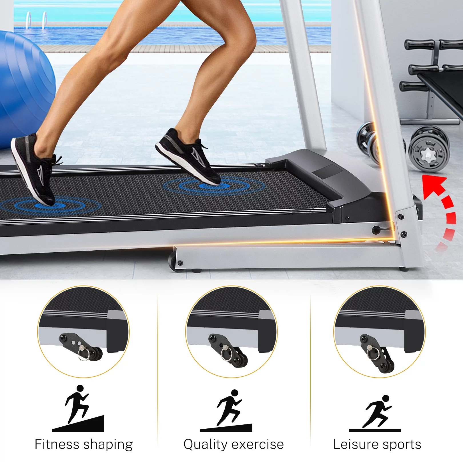 Home Treadmill--Treadmill with 10