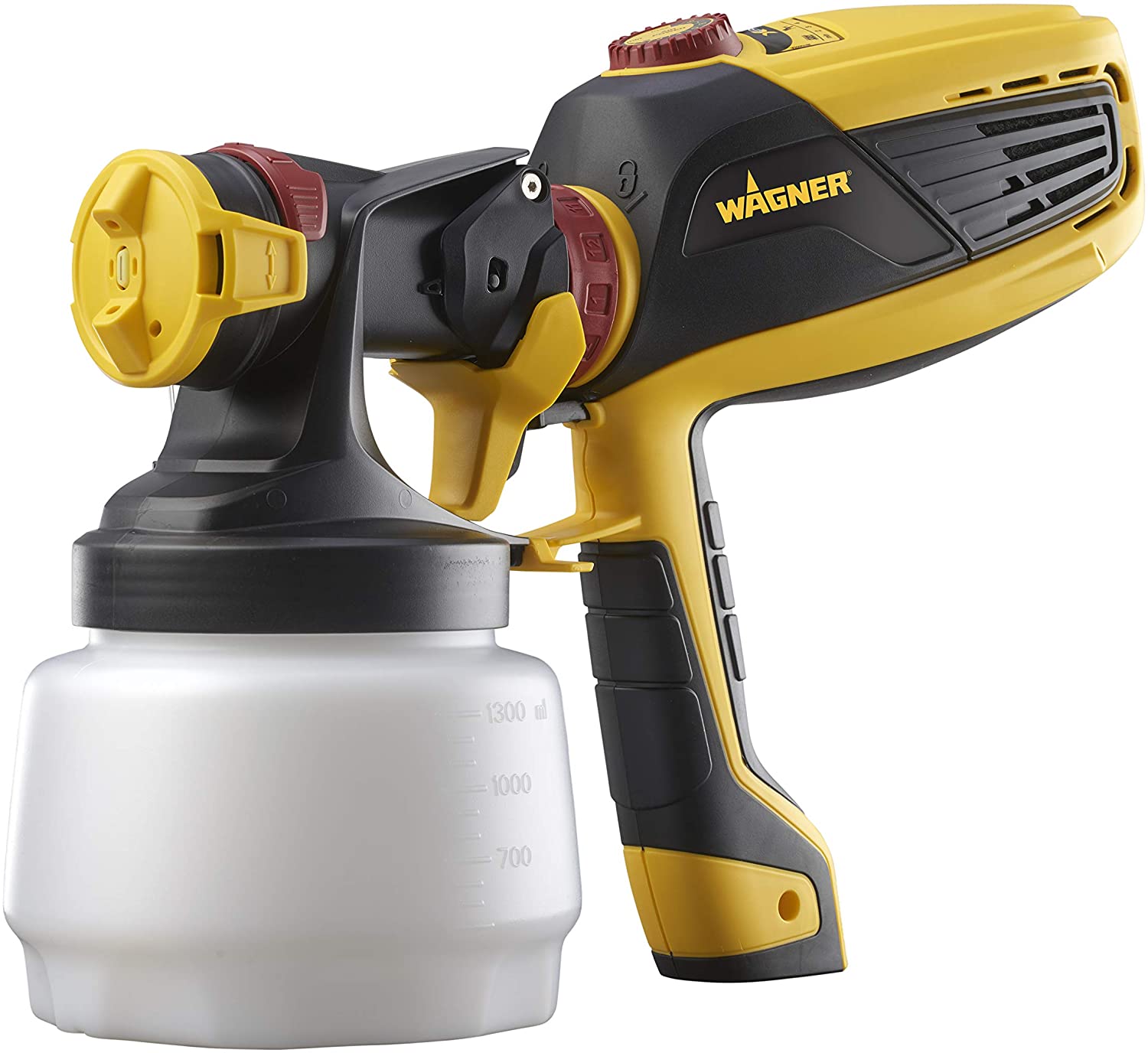 Wagner Spraytech FLEXiO 590 Handheld HVLP Paint Sprayer with Two Nozzles and Adjustable Flow