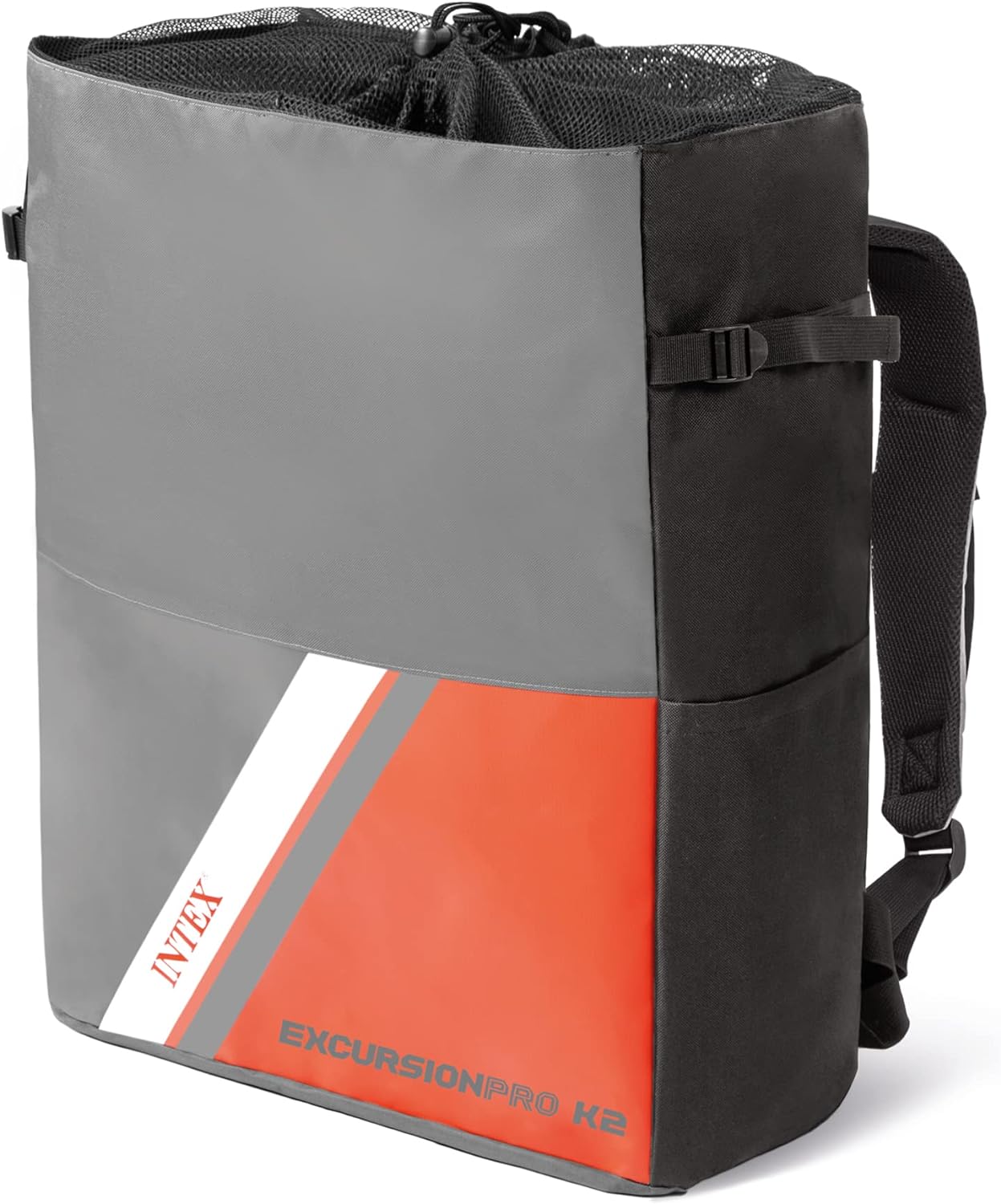 Excursion Pro Inflatable Kayak Series: Includes Deluxe 86in Kayak Paddles and High-Output Pump  ?SuperTough PVC  ?Adjustable Bucket Seat  ?Fishing Rod Holders  ?Grab Handles