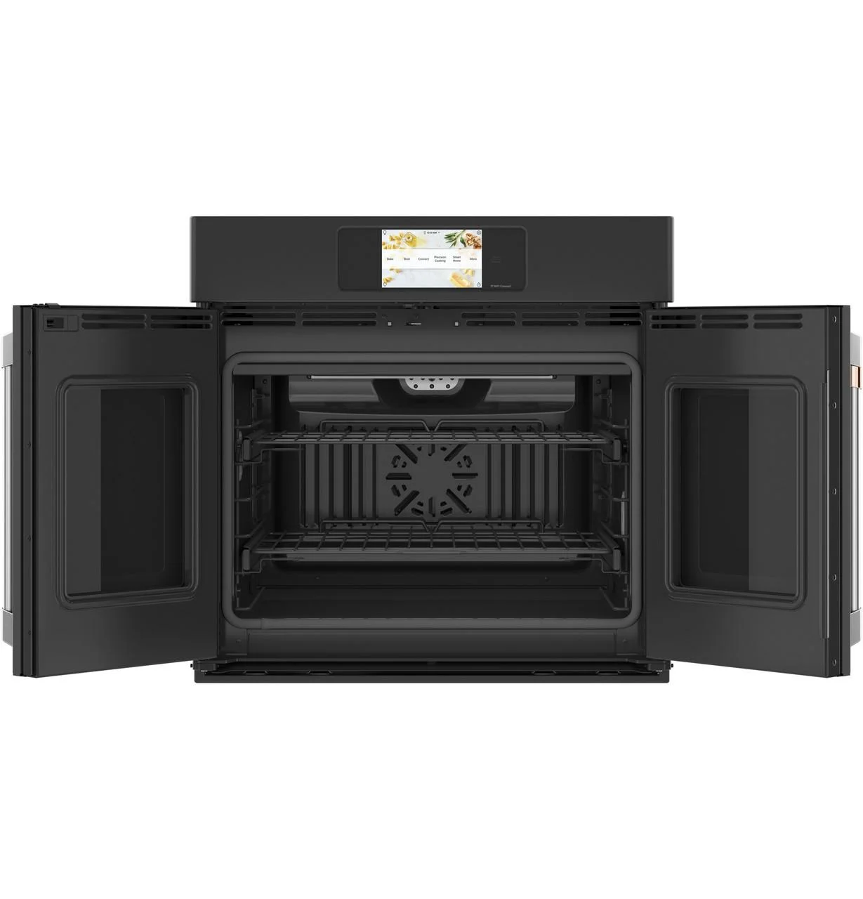 Cafe? CTS90FP3ND1 30 inch Matte Black Single Convection Smart Electric Wall Oven