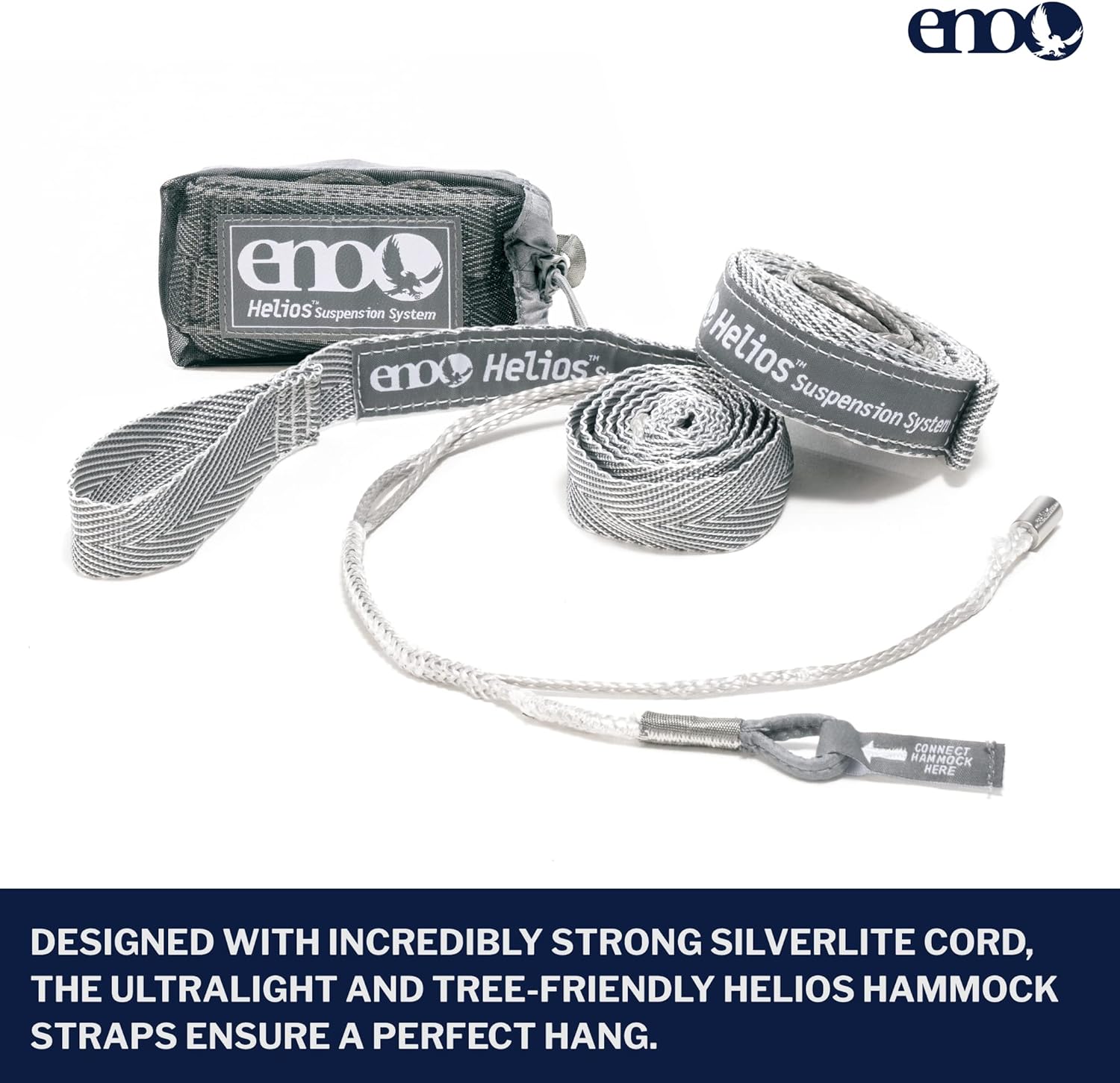 Hammock System - Includes Sub6 Hammock, Helios Suspension System, Guardian SL Bug Net, and Rain Tarp - Set of Lightweight Hammock Essentials for Camping, or Hiking - Grey/Lichen