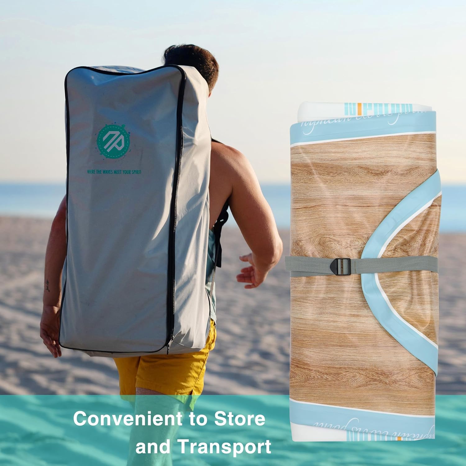 Stand Up Paddle Board with SUP Accessories, Anti-Slip EVA Deck, 10 ?�� ?Inflatable Paddle Boards for Adults & Youth of All Skill Levels