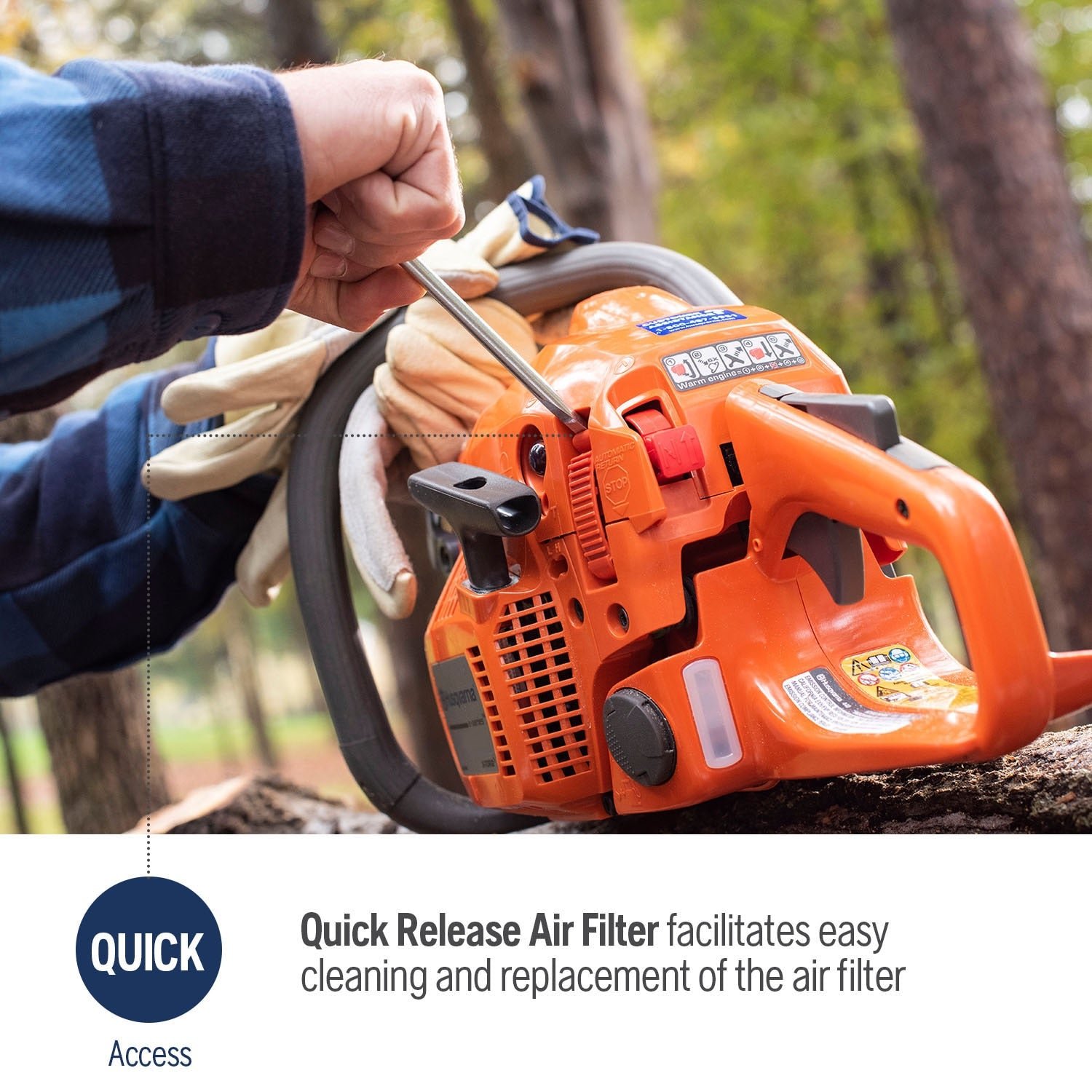 450 Rancher 20-in 50.2-cc 2-Cycle Gas Chainsaw