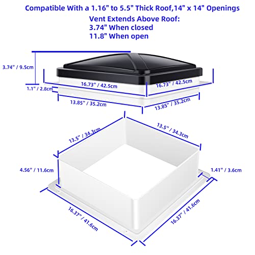 Starvent RV Roof Vent Fan 6-Speed-Reversible
