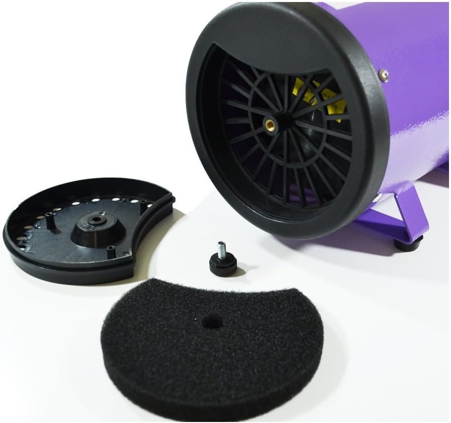Flying Pig High Velocity Dog Pet Stand Grooming Dryer w/Variable Air Speed & Heat (Purple)