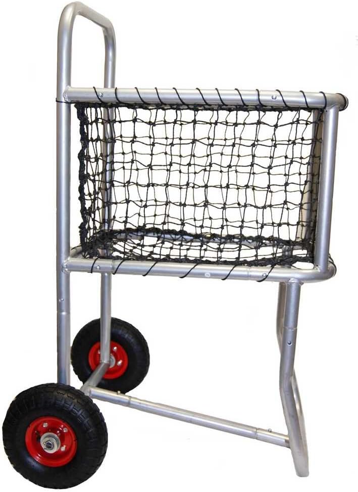 Professional Ball Locker with Wheels, Rolling Sports Balls Cart, Baseball Storage Rack for Indoor and Outdoor Sports, Gym, School, Club, Black, 18'' W x 24'' L x 45'' H