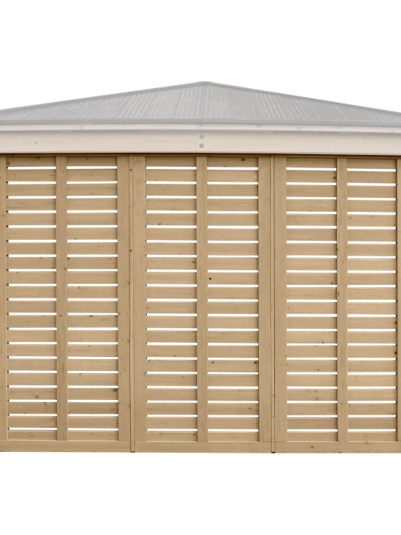 Yardistry  C 10 ft. Meridian Cedar Privacy Wall