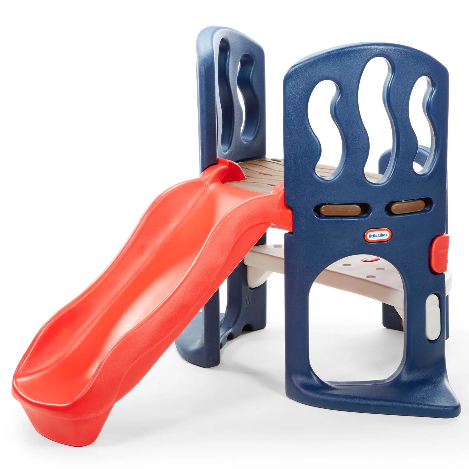 Little Tikes Hide & Slide Climber, Blue & Red - Climbing Toy and Slide for Kids Ages 2 to 6