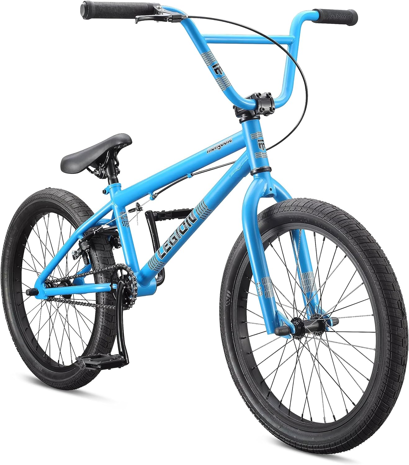 Legion Kids Freestyle Sidewalk BMX Bike, Beginner Riders, Boys and Girls, 16-20-inch Wheels, Hi-Ten Steel Frame, Micro Drive BMX Gearing