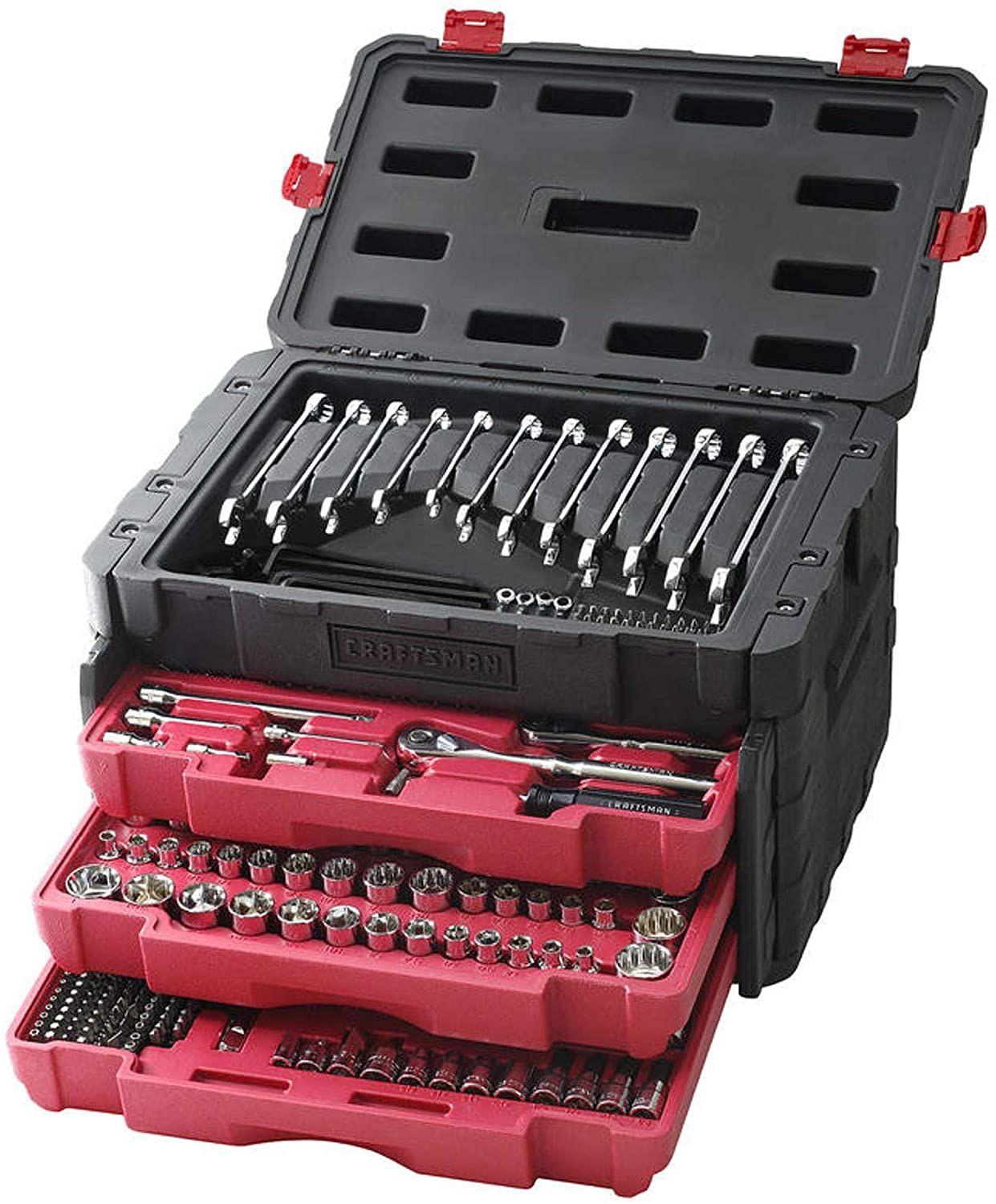g Craftsman 450-piece Mechanics Tool Set, Ratchet Socket Hand Wrench Toolset