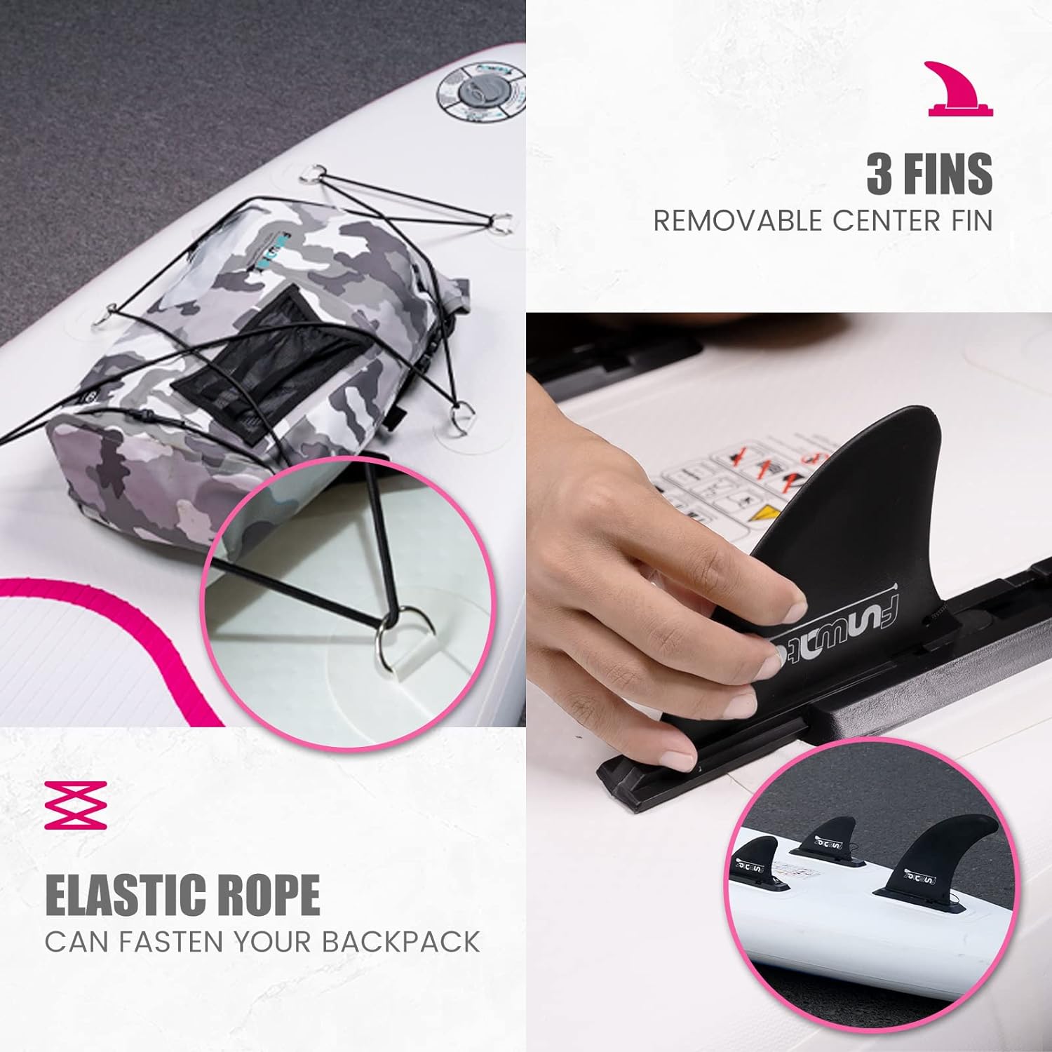 Inflatable Ultra-Light Stand Up Paddle Board for All Skill Levels with Premium SUP Paddleboard Accessories,Non-Slip Comfort Deck for Youth & Adults.