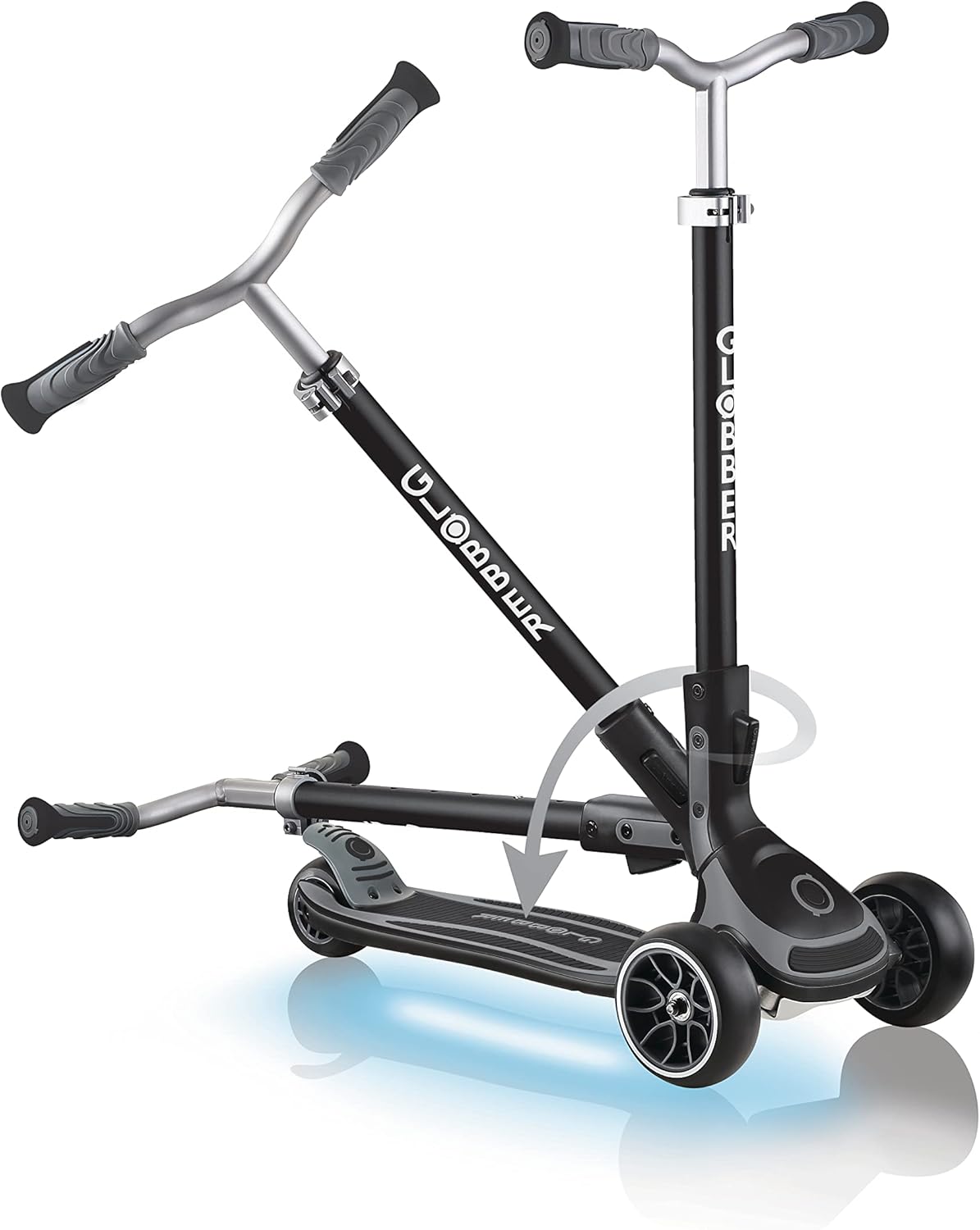 Scooter | 3-Wheel Kick Scooter for Adults & Kids 5+ | Foldable Kick Scooter with Safe, Non-Slip Deck & Premium Brakes