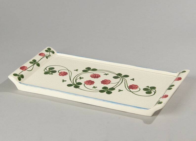 Royal Copenhagen Clover 13-Piece Hand-Painted Faience Coffee Set  C Rare Collectible