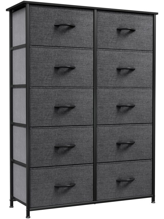 YITAHOME Dresser Storage Drawers Charcoal