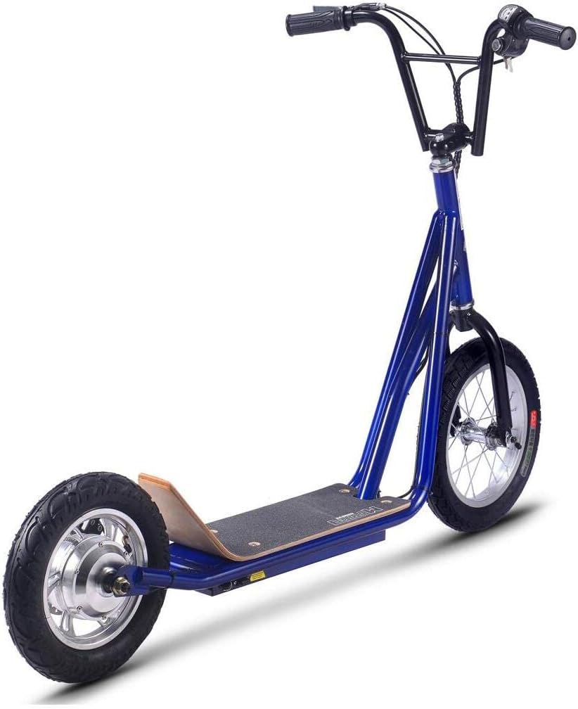 36v 350w Big Wheel Lithium Electric Scooter Blue (Groove-350)