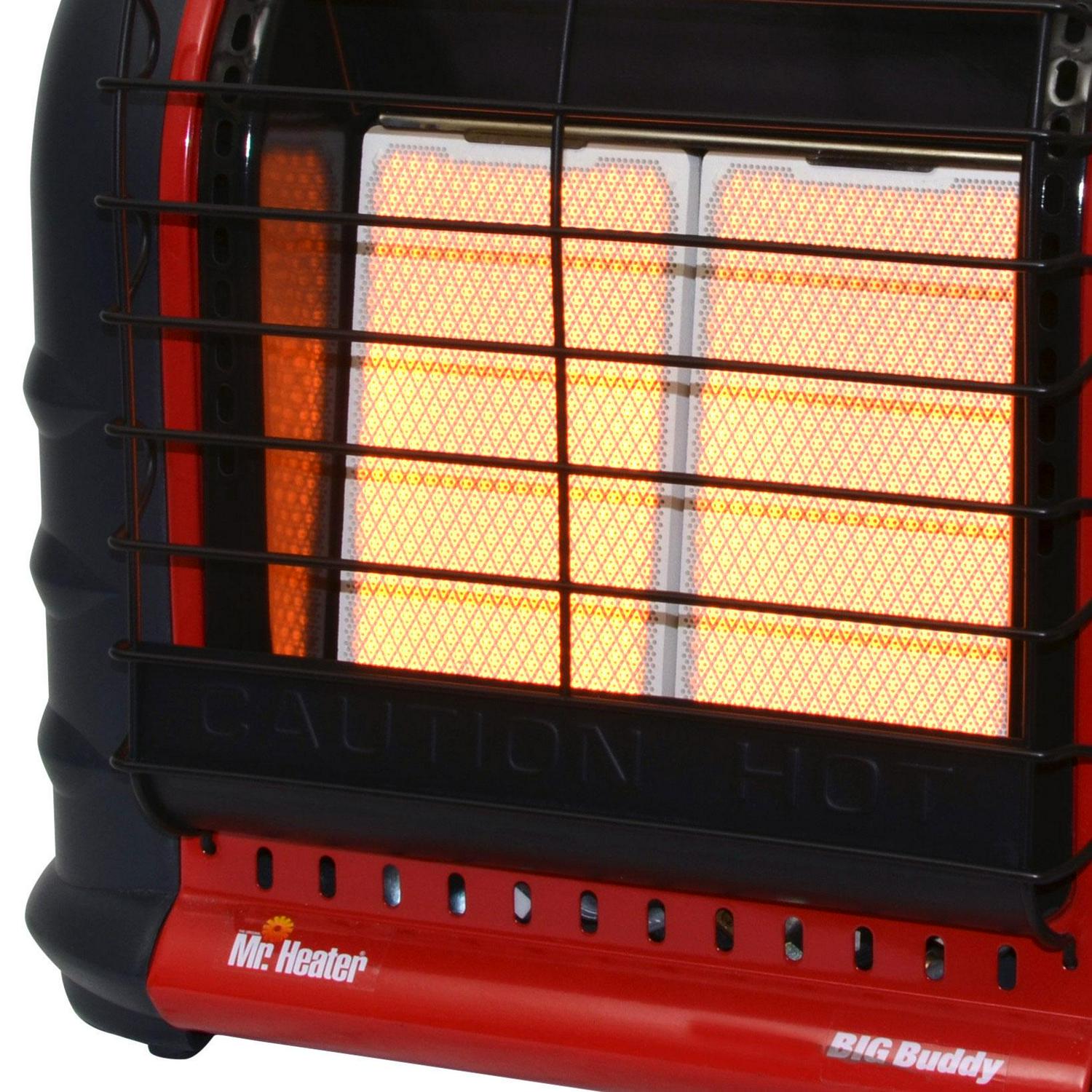 g Mr Heater Big Buddy Portable Propane Gas Heater, 4000 to 18000 BTU