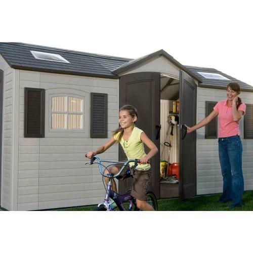 g Lifetime 15 x 8 ft. Storage Shed