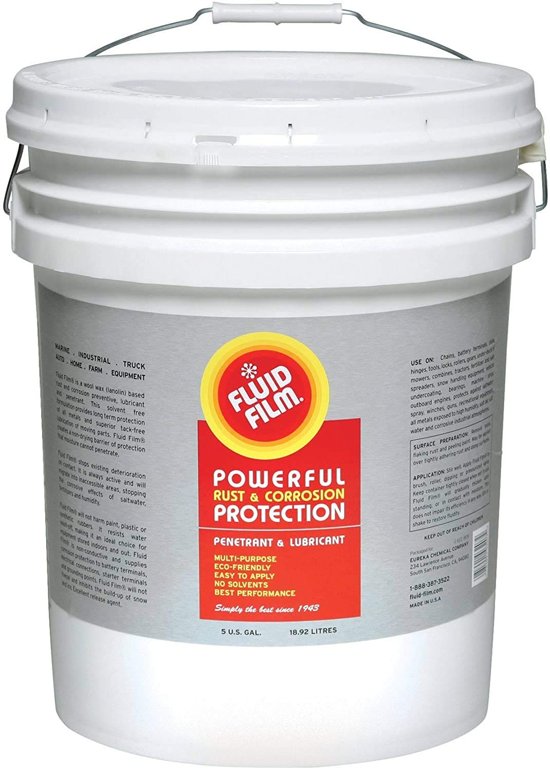 Fluid Film 5-Gallon Rust Inhibitor & Lubricant  C Marine, Automotive, Industrial Corrosion Protection