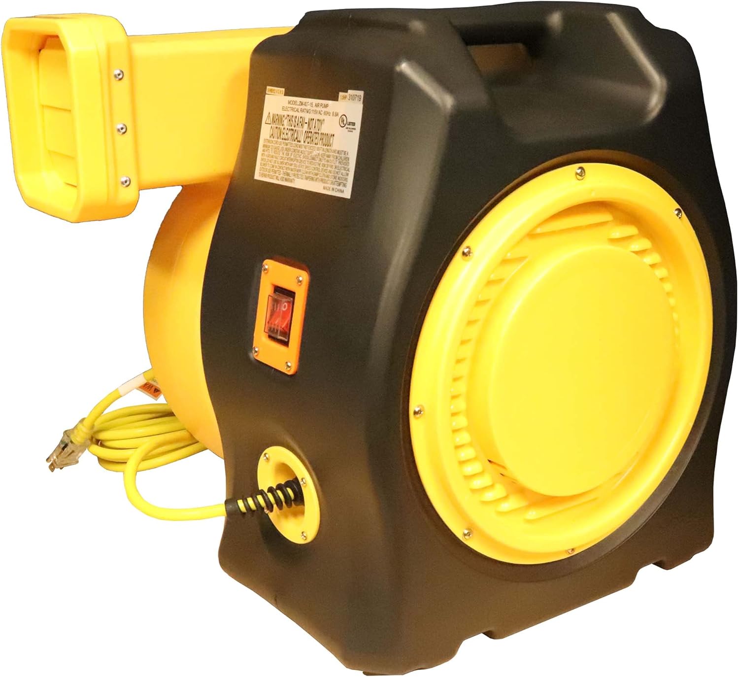 Inflatable Bounce House Blower, Energy Efficient, Low Amp Draw Inflatable Blowers for Inflatable Bounce House, Water Slide, and Obstacle Course for Kids